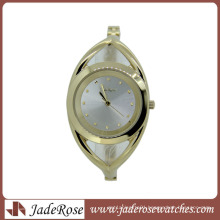 Japan Movement Stainless Steel Back Quartz Bangle Watches for Fashion Women